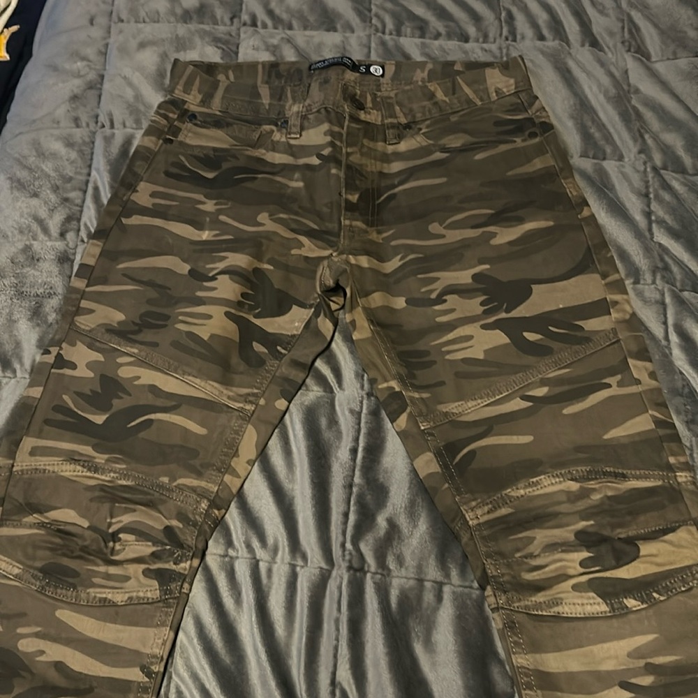 Men’s Skinny camo jeans size 30w 30l